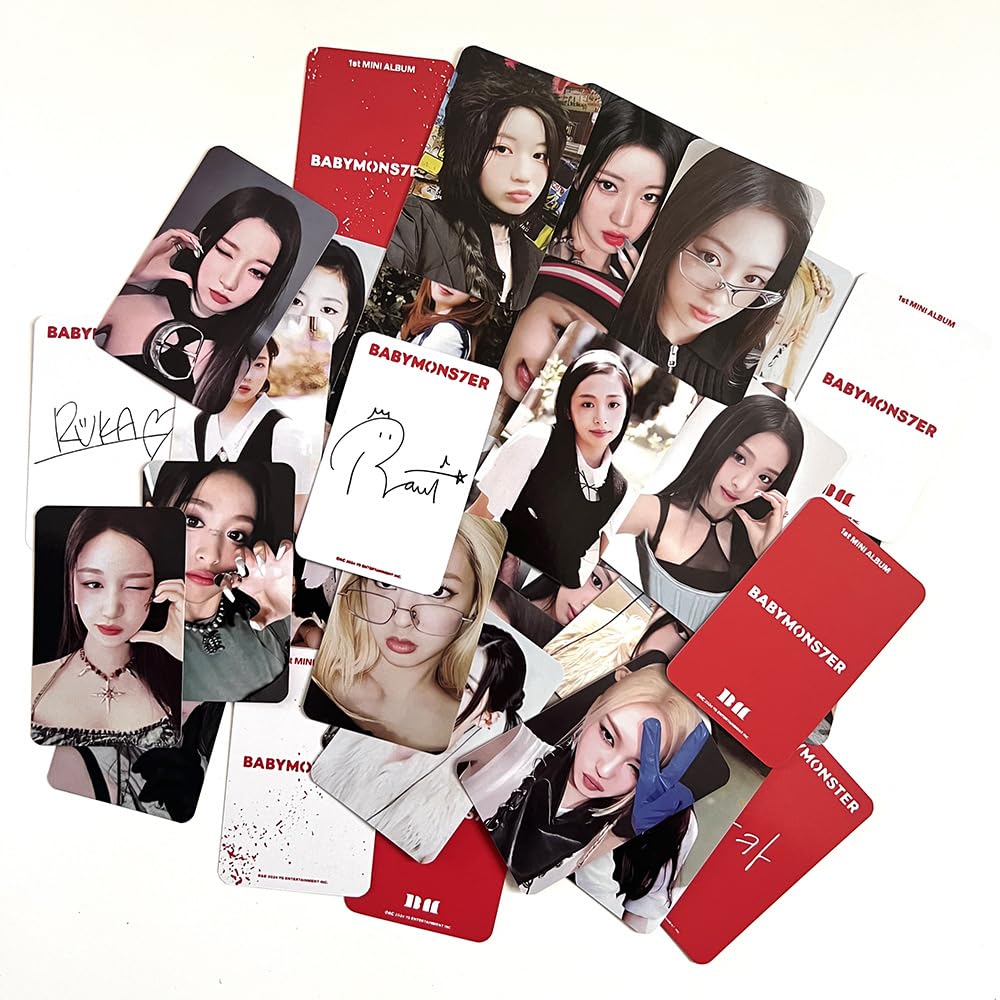 Amazon | Algasan KPOP BABYMONSTER フォトカード BABYMONS7ER